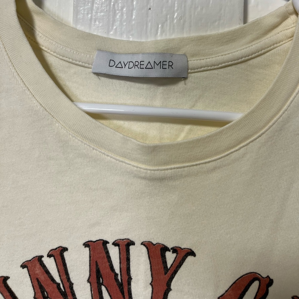 Daydreamer Love to Rose Johnny Cash in stone vintage tshirt size xs - Picture 4 of 7